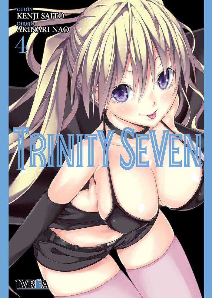 Trinity Seven 4, de Kenji Saito | portada del libro