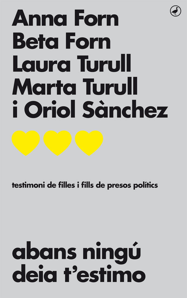 Abans ningú deia t'estimo, de Forn, Anna | portada del libro