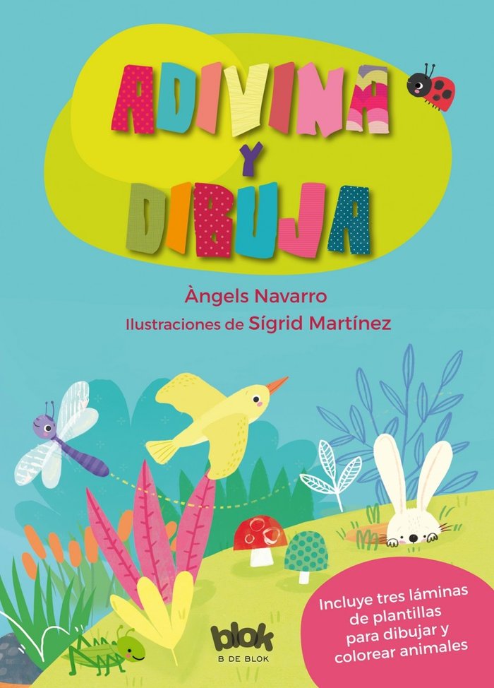 Adivina y dibuja, de Navarro, Àngels | portada del libro