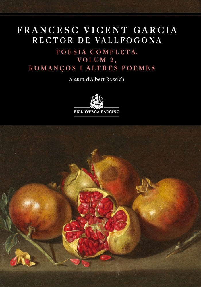 POESIA COMPLETA VOLUM II ROMANCOS I ALTRES POEMES, de FRANCESC VICENT GARCIA | portada del libro