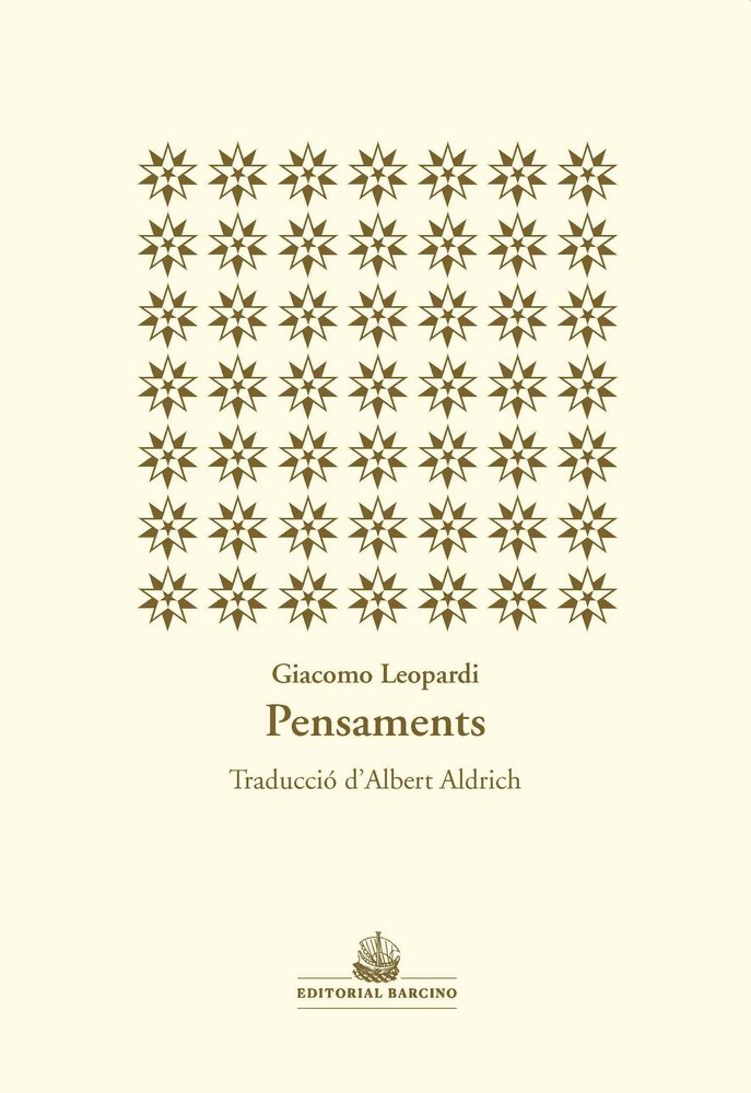PENSAMENTS, de LEOPARDI | portada del libro