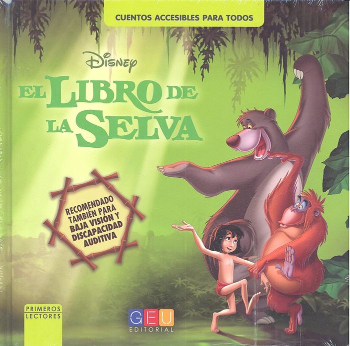 El libro de la selva, de DISNEY | portada del libro