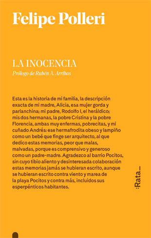 La inocencia, de Felipe Polleri | portada del libro