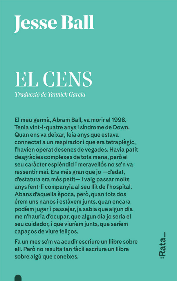 El cens, de Jesse | portada del libro