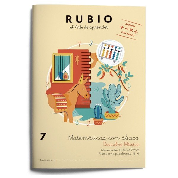 Matemáticas con ábaco 7. Descubre México, de Varios autores | portada del libro