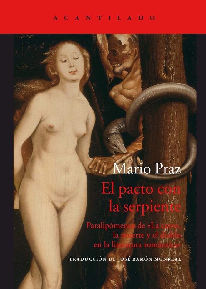 El pacto con la serpiente, de Praz, Mario | portada del libro