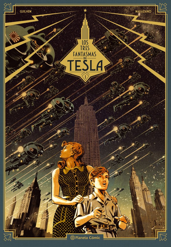 Los tres fantasmas de Tesla nº 01/03, de Richard, Marazano | portada del libro