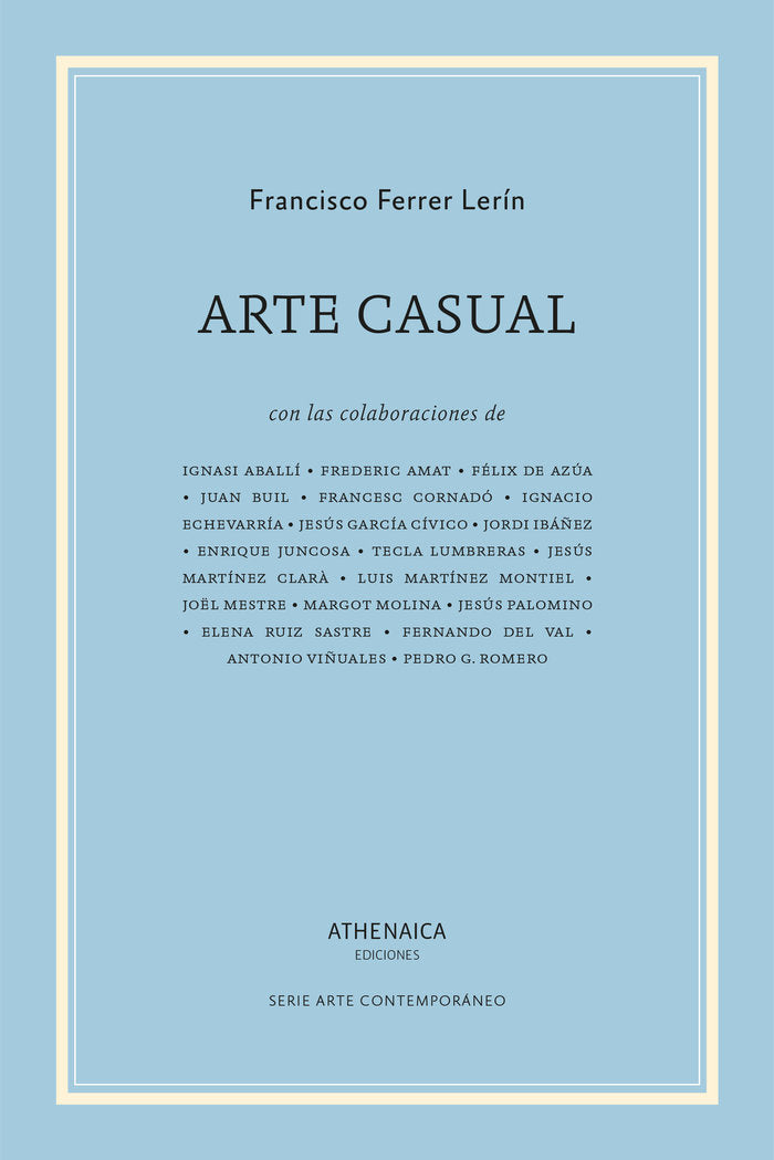 Arte Casual, de Ferrer Lerín, Francisco | portada del libro