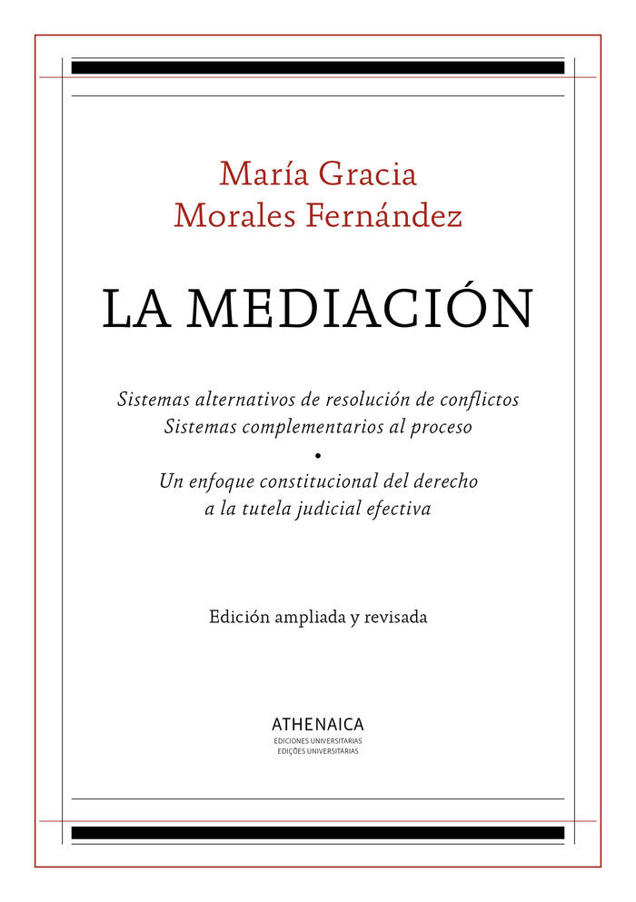 La Mediación, de Morales Fernández, María Gracia | portada del libro