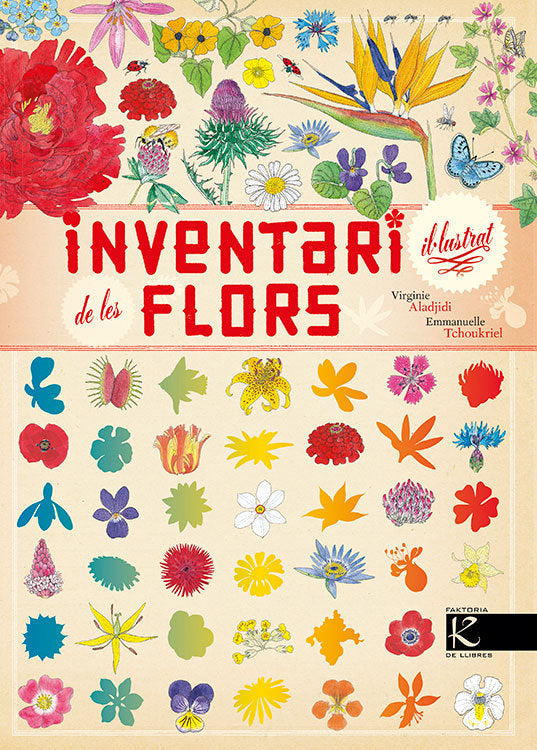 Inventari il·lustrat de les flors, de Aladjidi, Virginie | portada del libro