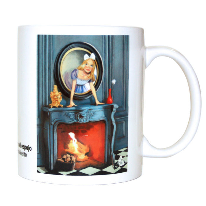 TAZA ALICIA A TRAVES DEL ESPEJO, de AA.VV. | portada del libro