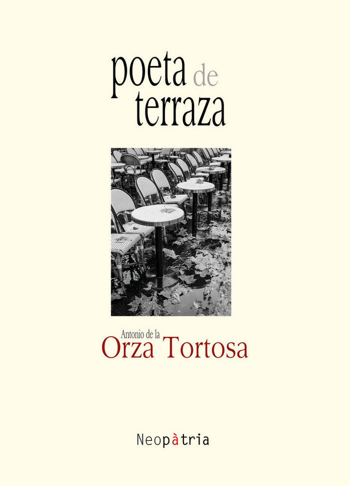Poeta de terraza, de de la Orza Tortosa, Antonio | portada del libro