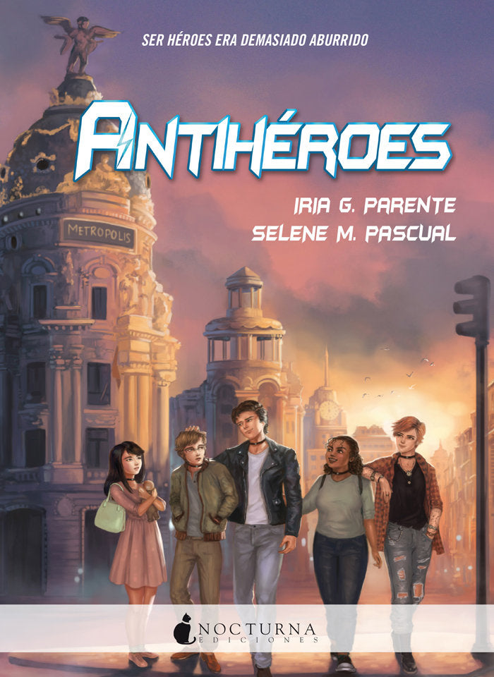 Antihéroes, de G. Parente, Iria | portada del libro