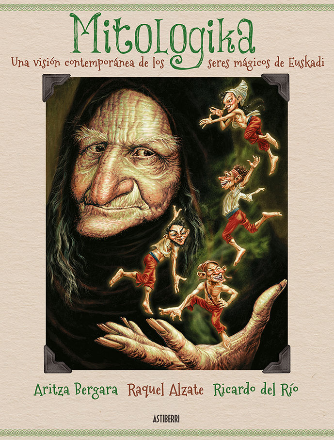 Mitologika. Una visión contemporánea de los seres mágicos de Euskadi, de Bergara, Aritza | portada del libro