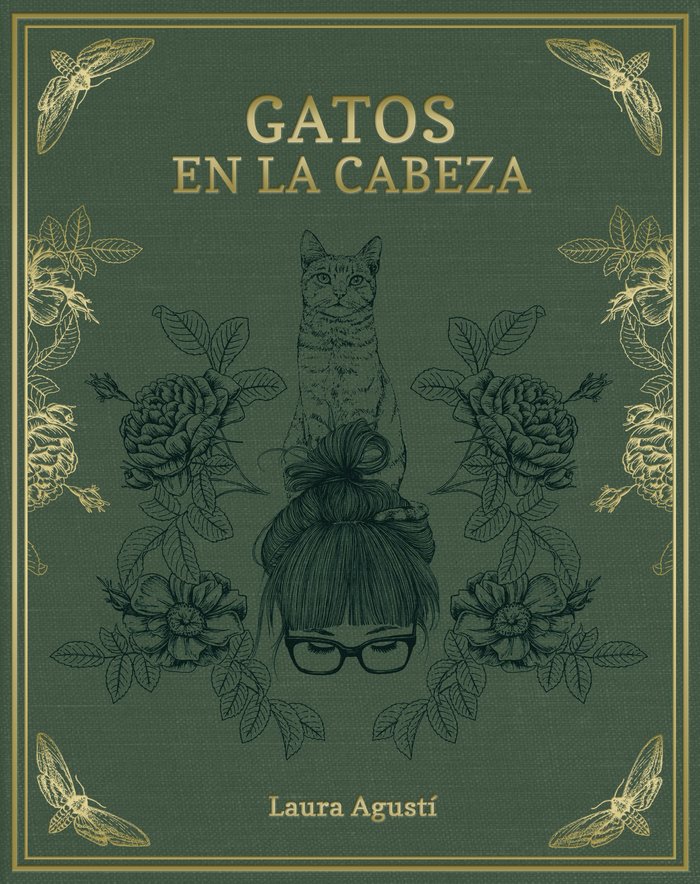 Gatos en la cabeza, de Laura Agustí (Lalauri) | portada del libro