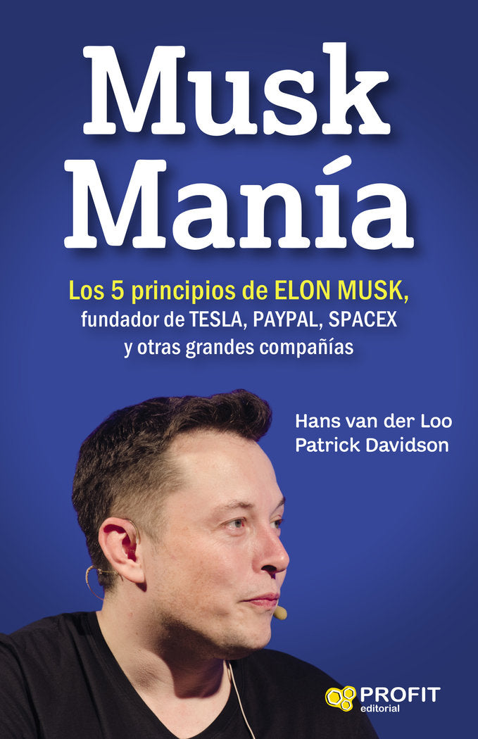 Musk Manía, de Hans van der Loo, Patrick Davidson | portada del libro