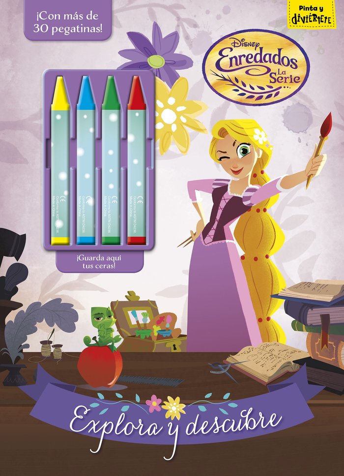 Enredados. La serie. Explora y descubre, de Disney | portada del libro