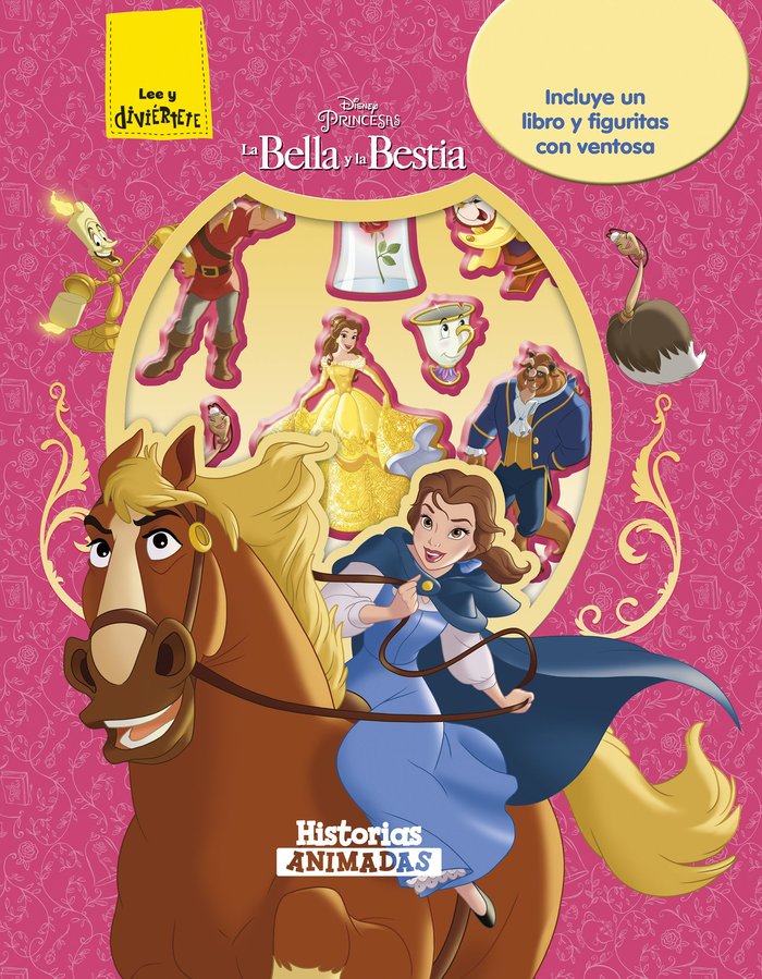 La Bella y la Bestia. Historias animadas, de Disney | portada del libro
