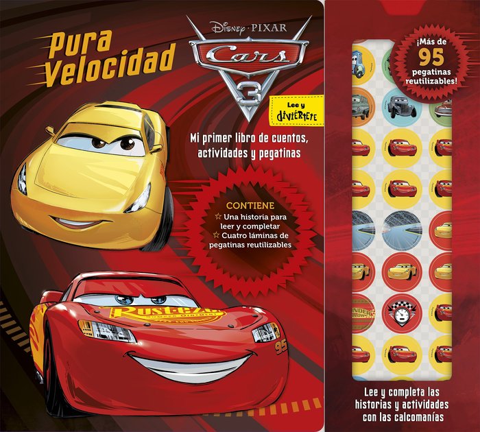 Cars 3. Pura velocidad, de Disney | portada del libro