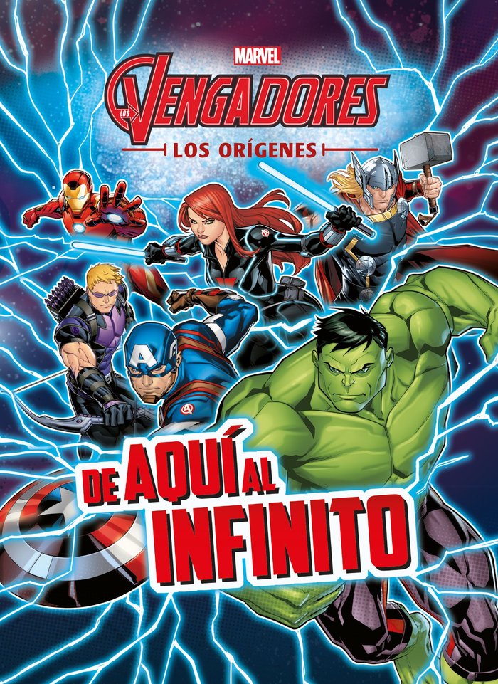 Los Vengadores. Los orígenes. De aquí al infinito, de Marvel | portada del libro