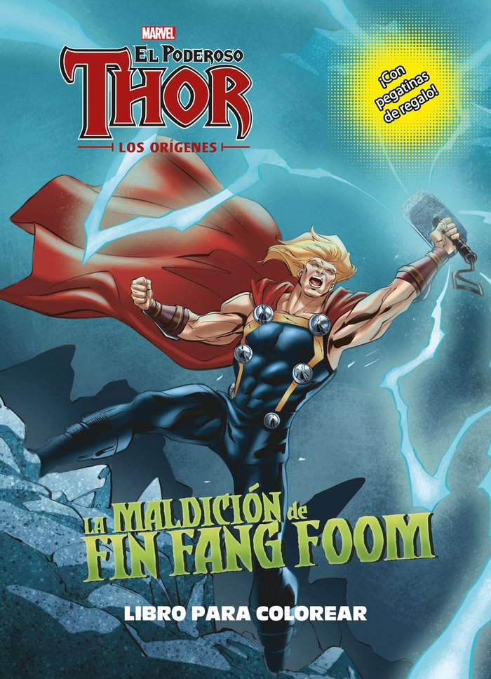 Thor. Los orígenes. La maldición de Fin Fang Foom. Libro para colorear, de Marvel | portada del libro