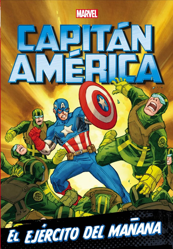 Capitán América. El ejército del mañana, de Marvel | portada del libro