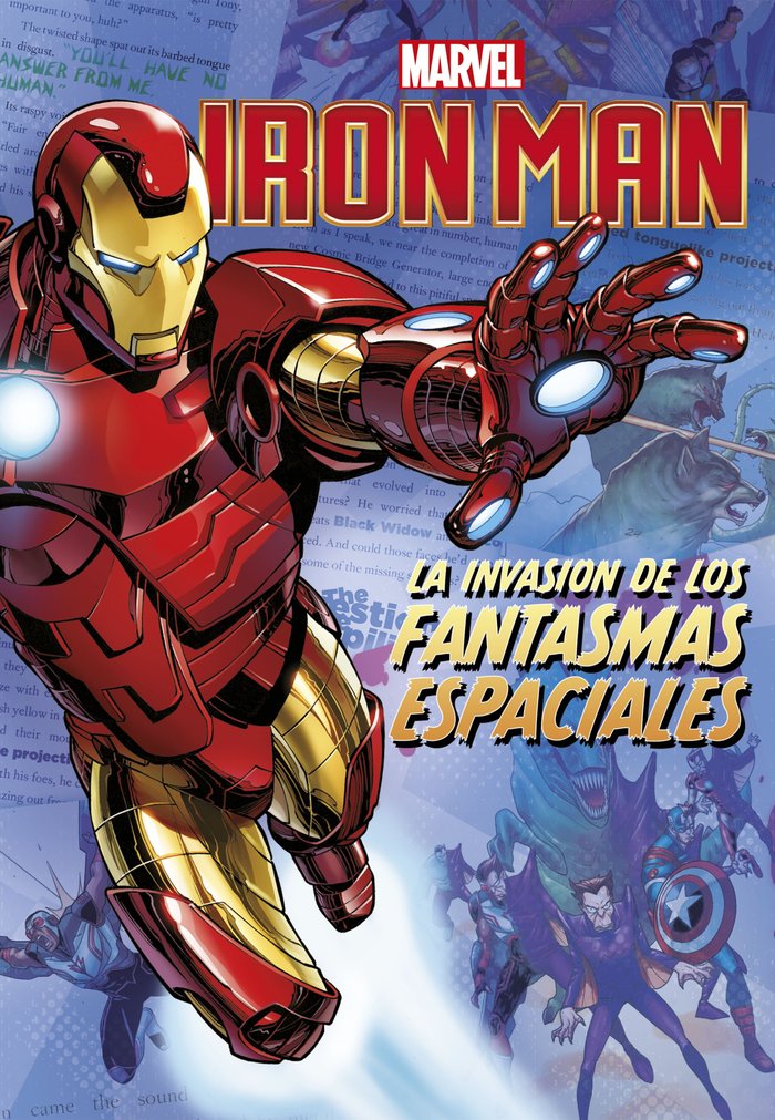 Iron Man. La invasión de los fantasmas espaciales, de Marvel | portada del libro