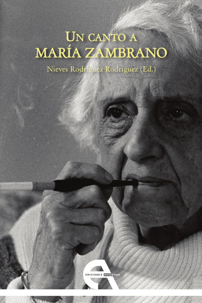Un canto a María Zambrano | portada del libro