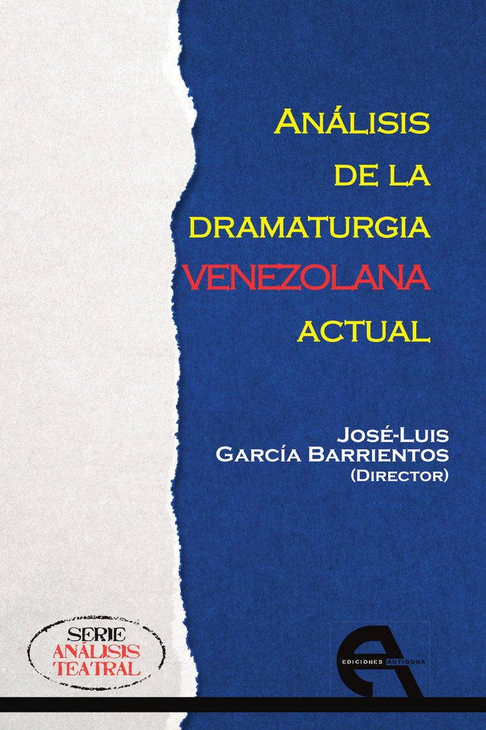 Análisis de la dramaturgia venezolana actual, de AA.VV. | portada del libro