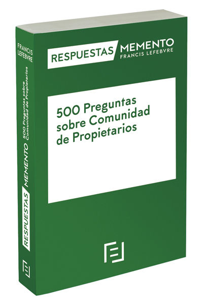 500 Preguntas sobre Comunidades de Propietarios, de LEFEBVRE-EL DERECHO | portada del libro