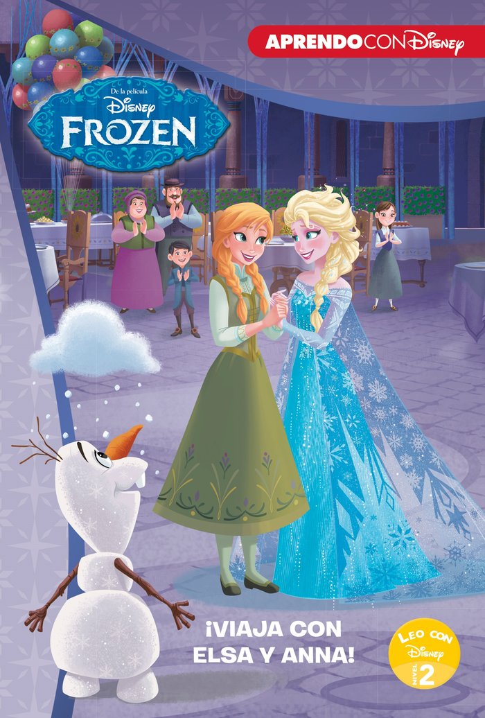 Frozen. Leo con Disney (Nivel 2). ¡Viaja con Elsa y Anna! (Disney. Lectoescritura), de La misteriosa nota de Elsa | portada d