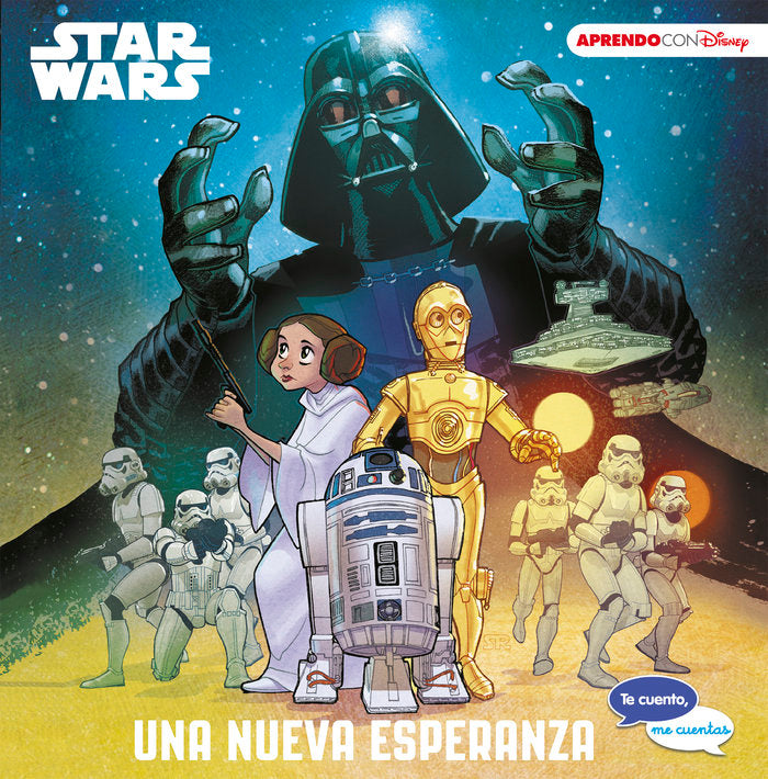 STAR WARS. UNA NUEVA ESPERANZA, de DISNEY | portada del libro