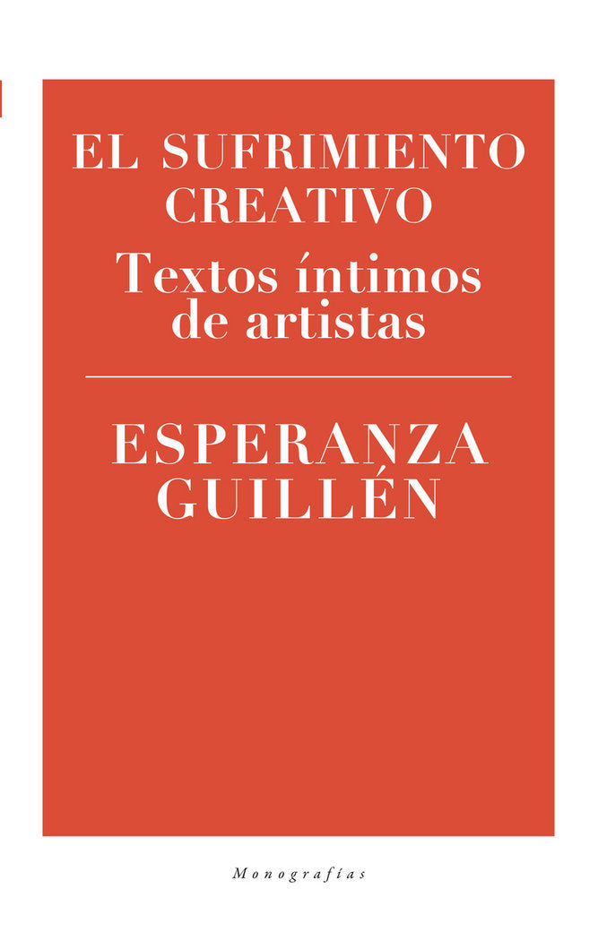 EL SUFRIMIENTO CREATIVO, de GUILLéN, ESPERANZA | portada del libro
