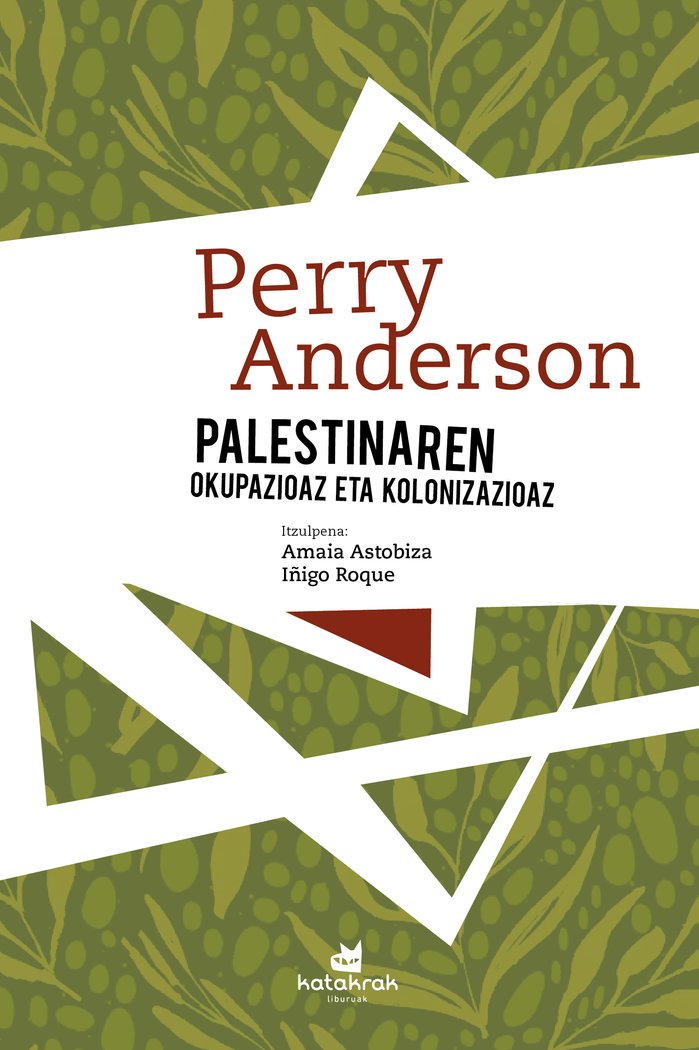 Palestinaren okupazioaz eta kolonizazioaz, de Anderson, Perry | portada del libro