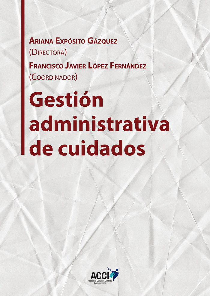 Gestión Administrativa de cuidados | portada del libro