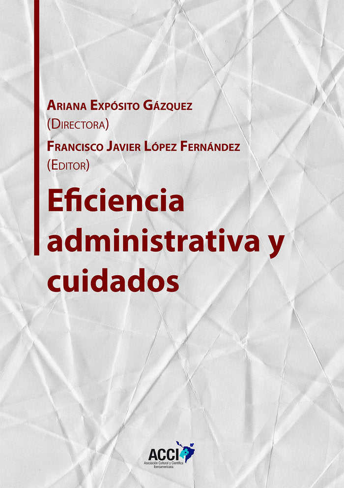 Eficiencia administrativa y cuidados | portada del libro
