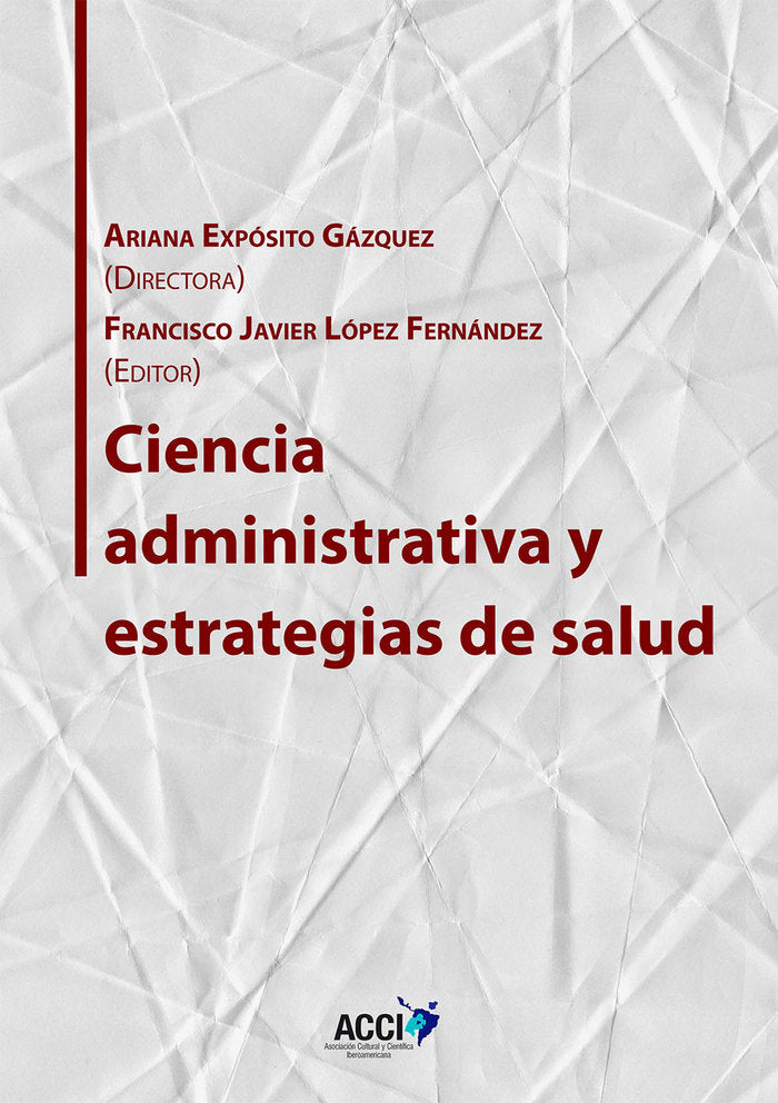 Ciencia administrativa y estrategias de salud | portada del libro