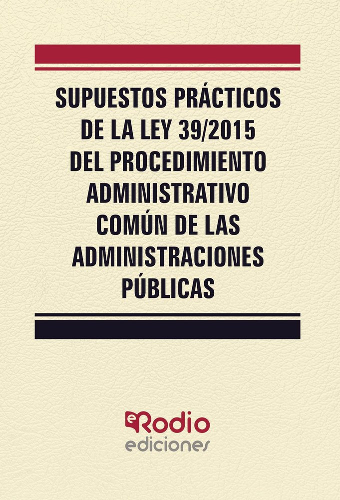 Supuestos Prácticos de la Ley 39/2015 del Procedimiento Administrativo común de las Administraciones, de Garcia Valderrey, Mi