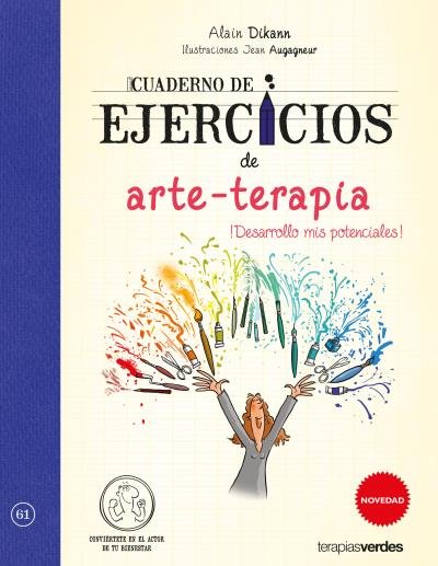 cuaderno de ejercicios de arte-terapia, de DIKANN | portada del libro
