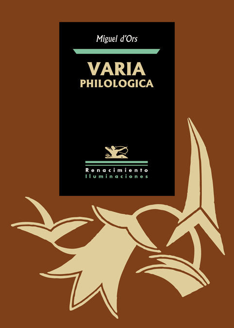 Varia philologica, de Ors Lois, Miguel d' | portada del libro