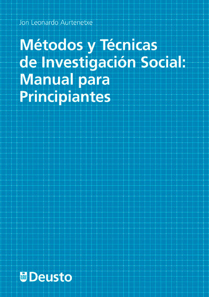 Métodos y Técnicas de Investigación Social, de Leonardo Aurtenetxe, Jon | portada del libro