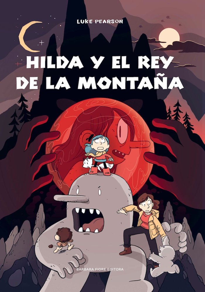 Hilda y el rey de la montaña, de Pearson | portada del libro