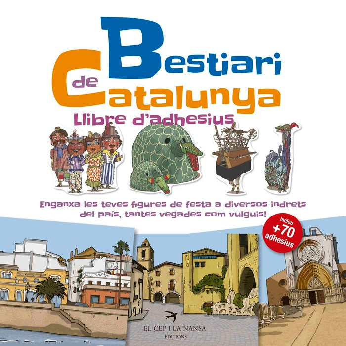 Bestiari de Catalunya. Llibre d'adhesius, de Juanolo | portada del libro