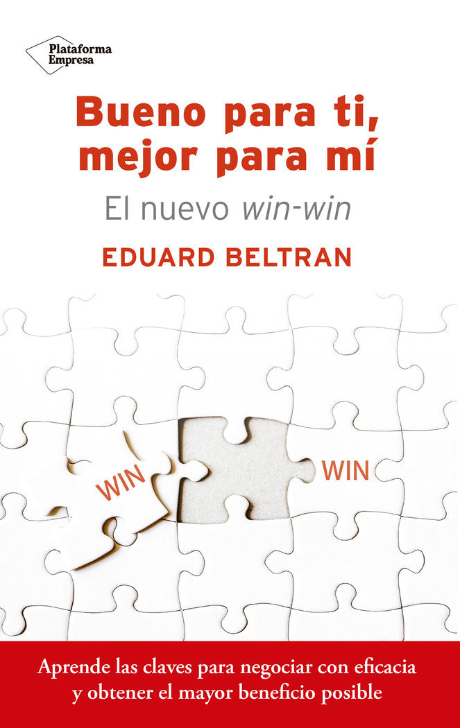 Bueno para ti, mejor para mí, de Beltran, Eduard | portada del libro