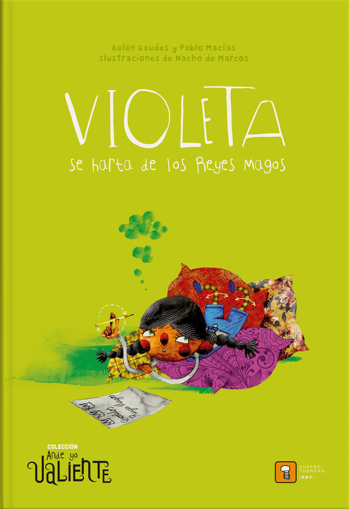 VIOLETA SE HARTA DE LOS REYES MAGOS, de Gaudes, Belén | portada del libro