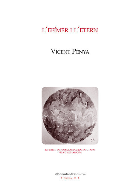 L?ef¡mer i l?etern, de Penya, Vicent | portada del libro