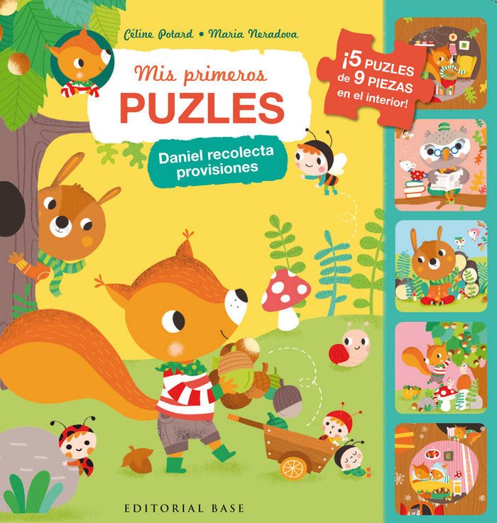 Mis primeros puzles. Daniel recolecta provisiones, de Potard, Céline | portada del libro