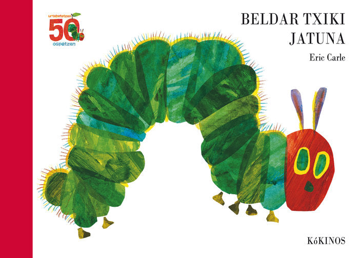 Beldar txiki jatuna 50 aniversario, de Carle, Eric | portada del libro