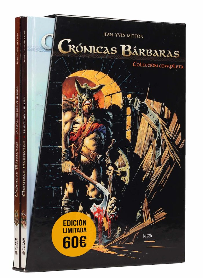 COFRE CRONICAS BARBARAS INTEGRAL, de MITTON,JEAN YVES | portada del libro