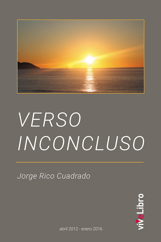 Verso inconcluso, de Rico Cuadrado, Jorge | portada del libro